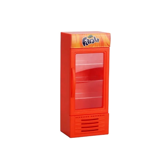 Mini Simulation Cola Refrigerator Model Decoration 1/10