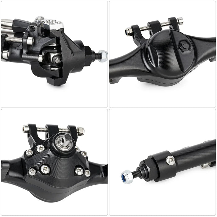 Upgraded Straight Axle Assembly for Axial SCX10 II & VS4-10 (Alu)