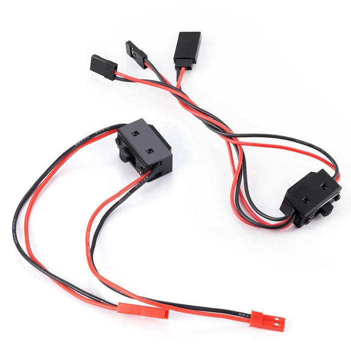 1PC JST 1zu1 JR 1zu2 RC Servo Verlängerungskabel mit Schalter