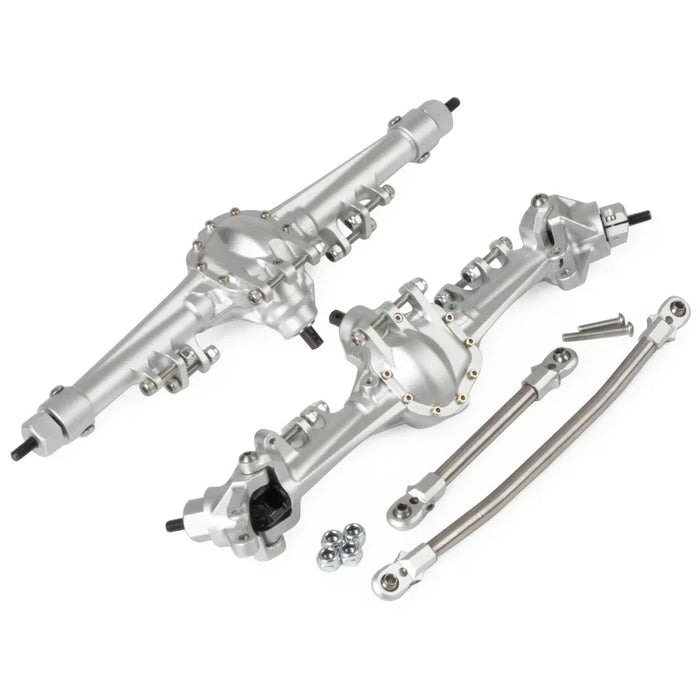 Front Rear Axle w/Optional Bevel Gear SOA Mount for Axial SCX10 II 1/10 (Alu)