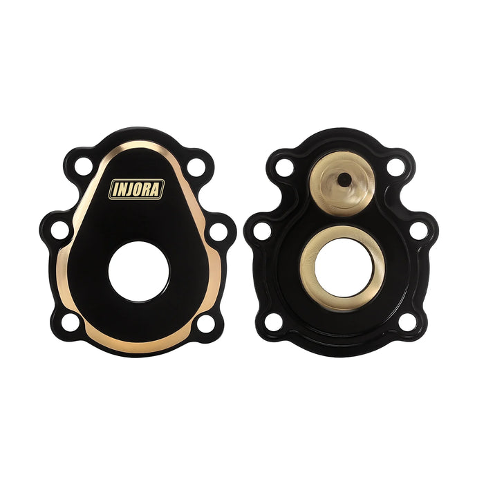 INJORA 31g Outer Portal Housing Axle Covers for FMS FCX10 1/10 (Messing)