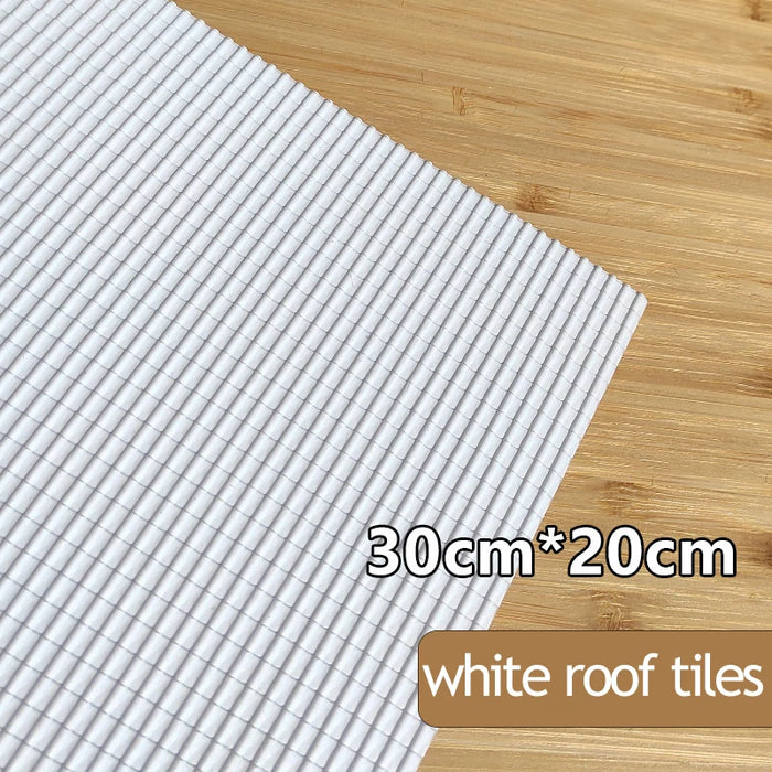 20x30cm Roof Tile Layout ABS Sheet 1/50-1/300