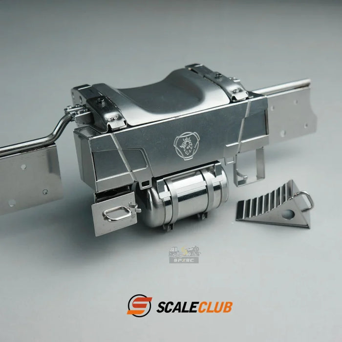 Scaleclub Rear Tail Boom Air Tank for Tractor Truck 1/14 (Metaal)
