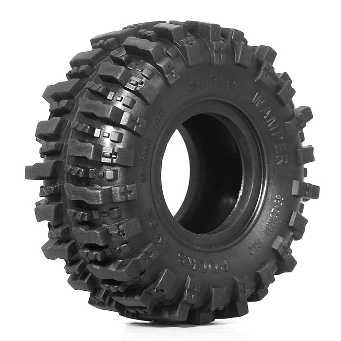 4PCS 1.0" 55x23mm 1/18 1/24 Crawler Tires (Rubber)