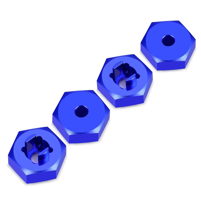 Wheel Hex Hub Adapters for Traxxas Latrax Teton 1/18 (Aluminium)