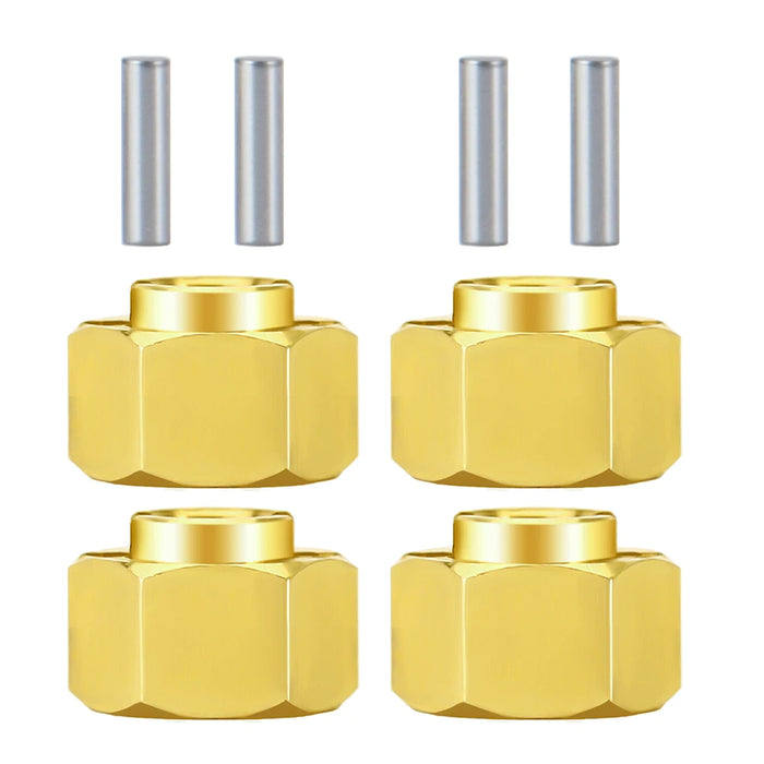 Extensions de moyeu hexagonal de roue 7mm 4/5/6/7/10mm pour Traxxas TRX-4M 1/18 (Messing)