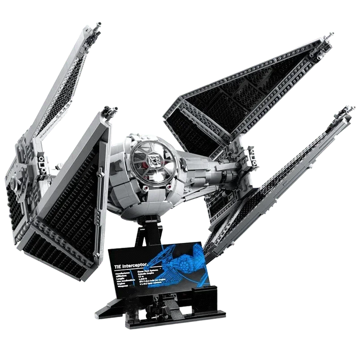 Blocs de construction modèle vaisseau spatial Intercepteur TIE (1931 pièces)