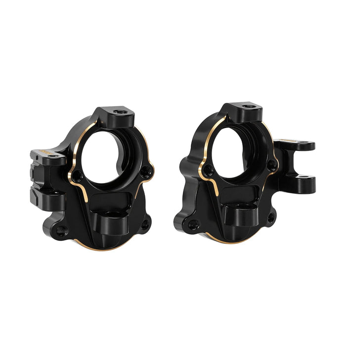 INJORA Steering Knuckles for Redcat Ascent-18 APEX Scout II 1/18 (Messing)