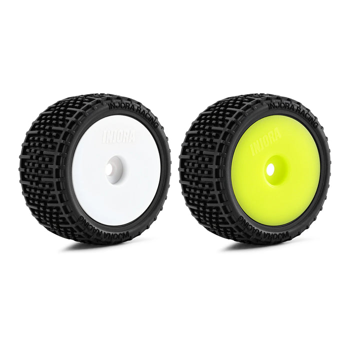 INJORA Pin Buggy Tires & Wheels for Losi Micro-B/T 1/28/24
