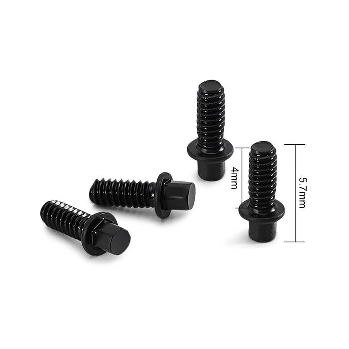 INJORA 100PCS 1.3" Wheels M1.6 Beadlock Screws (Black, Gold)