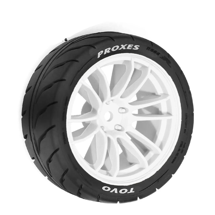 4PCS 68x27mm 1/10 Touring/Drift Wheels Set (Plastic, Rubber)