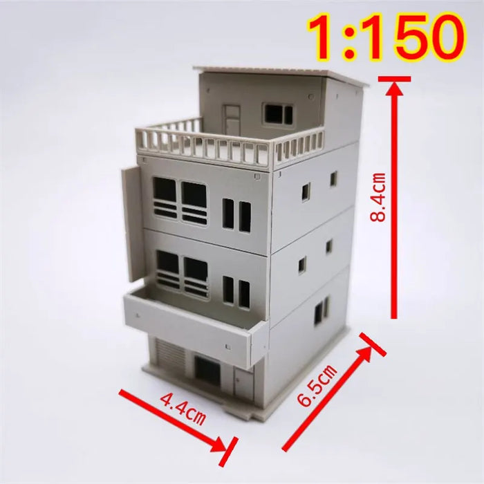 European Style Villa House Model 1/64 1/87 HO 1/150 N