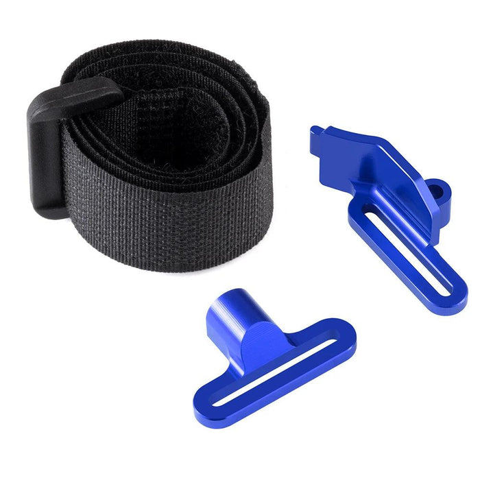 1Set Battery Fixing Mount w/ Strap for Traxxas Mini Maxx 2S 1/16 (Aluminium + nylon)