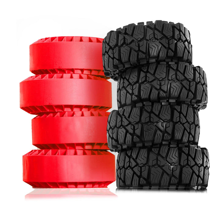 4PCS 1.9" 115x50mm 1/10 Crawler Tires (Rubber)
