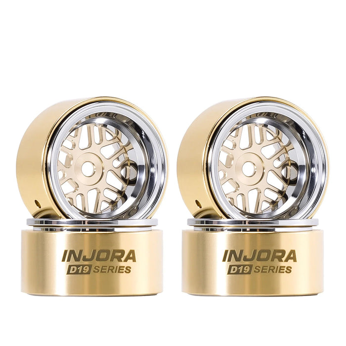 INJORA 4PCS 0.7" 19x10.8mm D19 ModuWheel Wheels 1/32