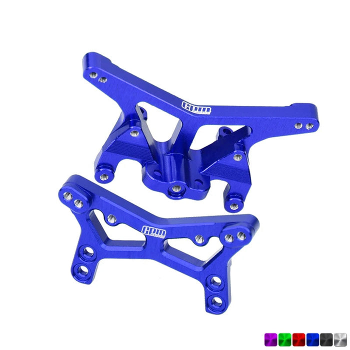 GPM Front & Rear Shock Tower Set for LOSI Micro-B/T 1/24 1/28 (AL)