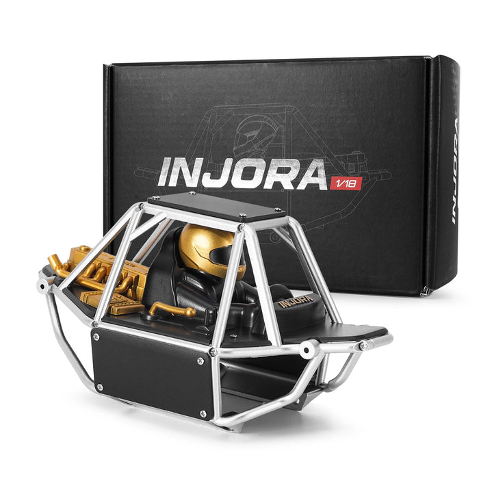 INJORA Moonbit Nylon Tube Buggy Body Kit for Traxxas TRX4M 1/18