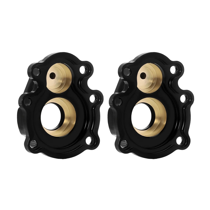 INJORA 31g Outer Portal Housing Axle Covers for FMS FCX10 1/10 (Messing)