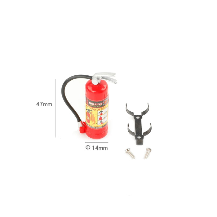 RCDream Mini Fire Extinguisher w/ Mount for RGT EX86190 LC76 1/10