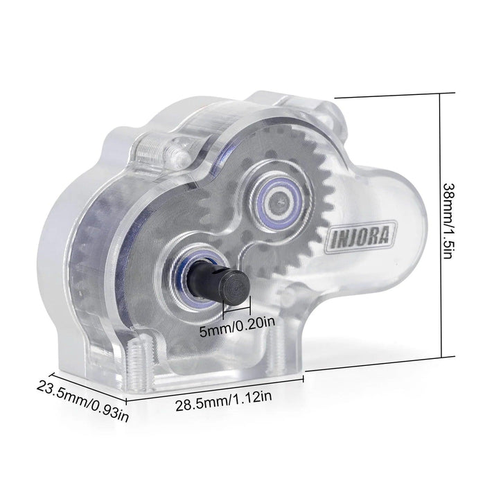 INJORA LCG Transmission Complete Gearbox with Cover for Axial SCX10 SCX10 II 1/10