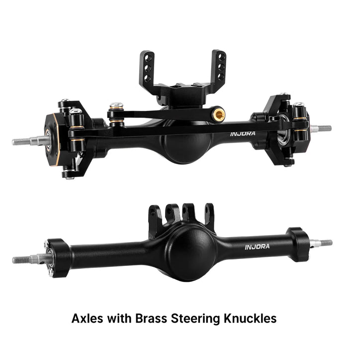 Axes planétaires +4mm pour Traxxas TRX4M 1/18 (Alu, Laiton)