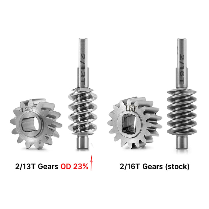 2/13T, 2/16T Axle Worm Gear Set for Axial SCX30 1/30 (RVS)