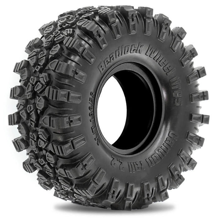 4PCS 2.2" 136x58mm 1/10 Crawler Tires (Rubber)