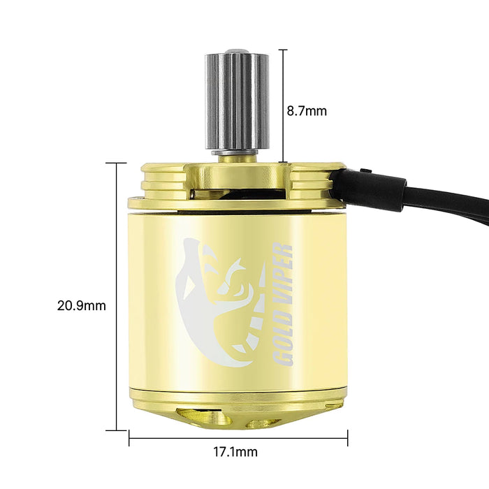 INJORA Gold Viper 1721 Brushless Motor 2800KV 1/18