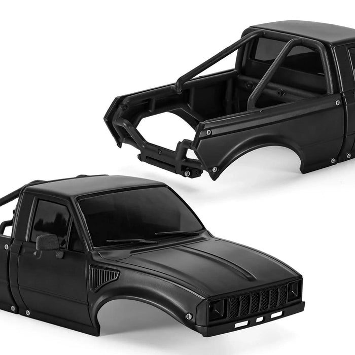 INJORA IR60-24 Pickup Hard Body Shell with Bed Rack for Axial SCX24 1/24