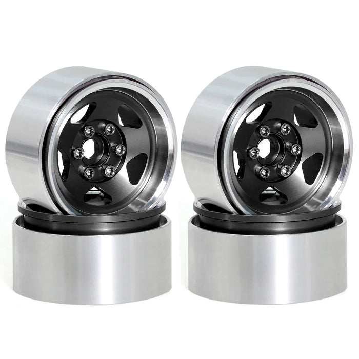 4PCS 1.9" 56x31mm 1/10 Crawler Beadlock Wheels (Metal)