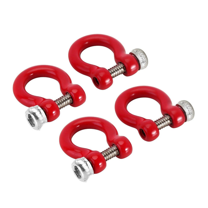 INJORA D Rings Tow Hooks with M1.4 Screws 1/18