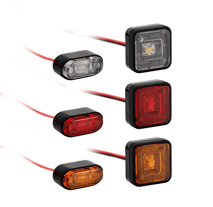 INJORA Seitenmarkierungsleuchten Warnleuchten (11x5mm 10x10mm)
