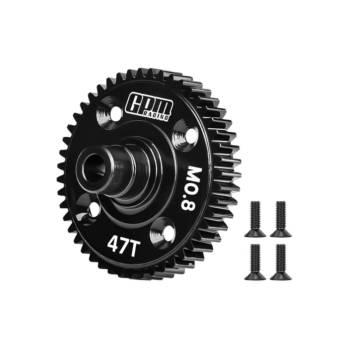 Pignon central de différentiel GPM 47T 0.8M,32P pour TRAXXAS Mini Maxx/XRT 1/10 (Acier)