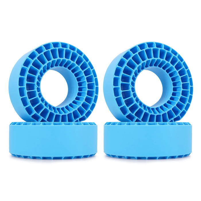 INJORA 4PCS 1.9" 120–124×45–48mm Tires Silicone Rubber Inserts