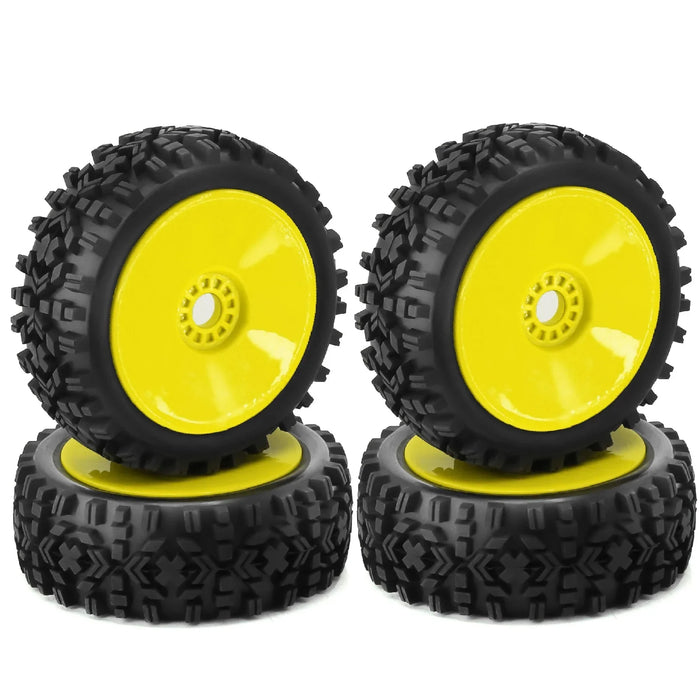 4PCS 118x43mm 1/8 Buggy Tires (Plastic, Rubber)