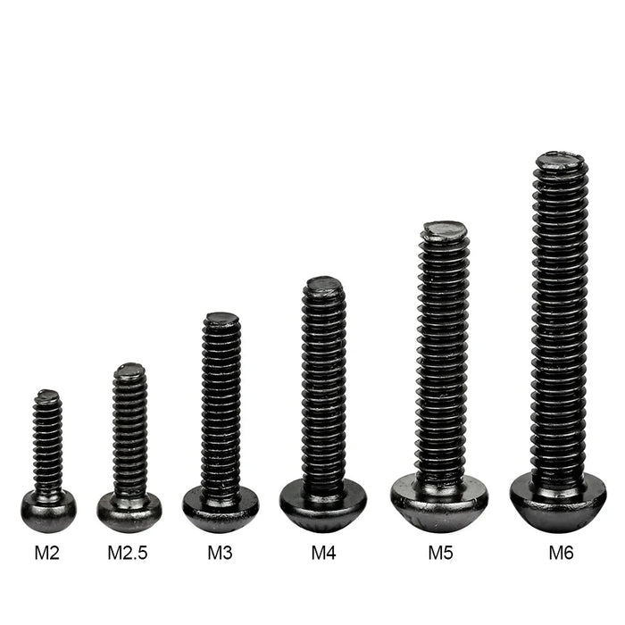 146-452PCS NINDEJIN M2-M6 Sechskant-Halbrundkopfschrauben- und Mutternset