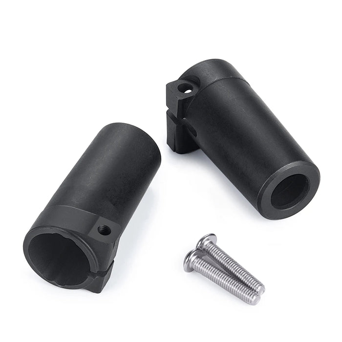 2PCS Rear Axle Adapters for Axial SCX10 II AX90046 1/10 (Metal)