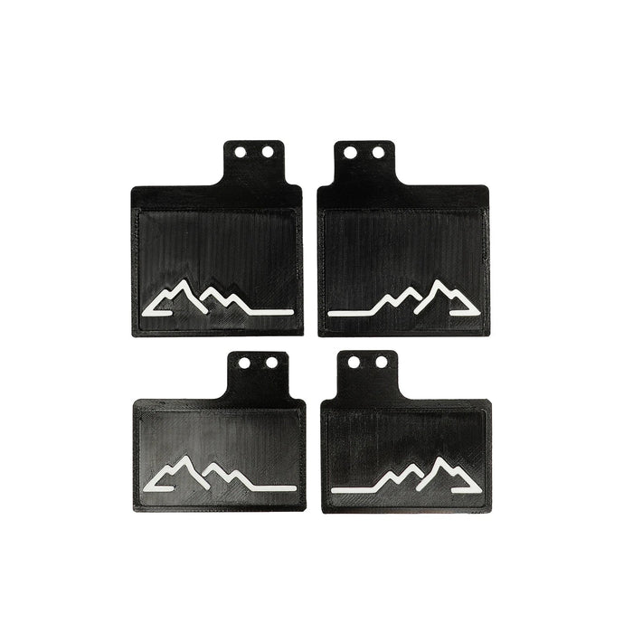 Bavettes pare-boue et silencieux d’échappement arrière RCDream pour FMS FCX10 1/10