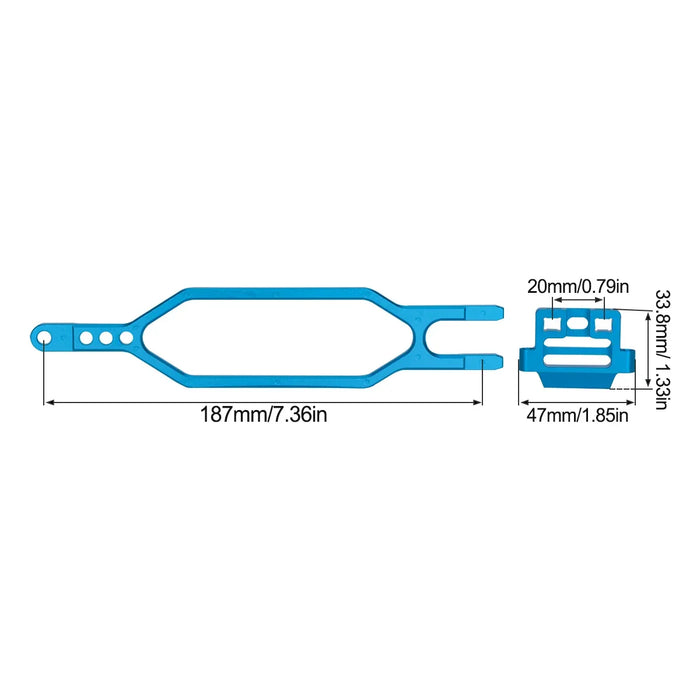 Hold Down Battery Extended Capacity for Traxxas Slash 4x4 4WD 1/10