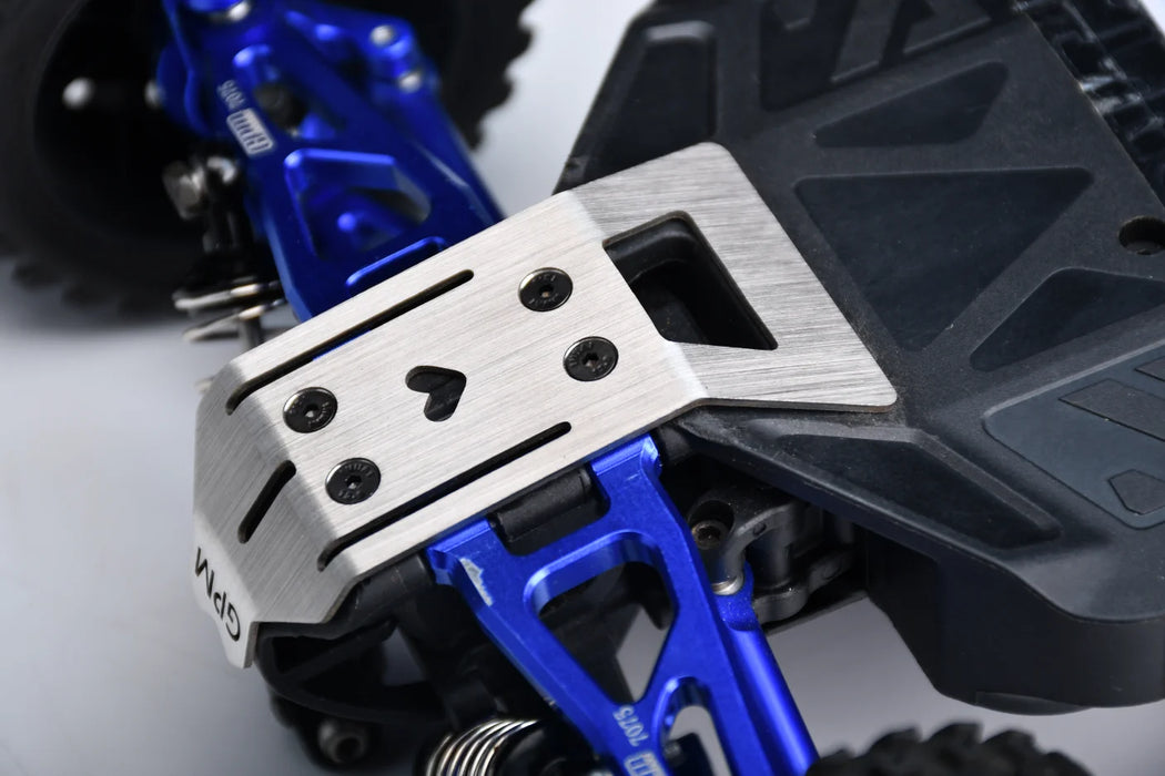 GPM Front & Rear Chassis Skid for Arrma TYPHON GROM 1/14 (RVS)