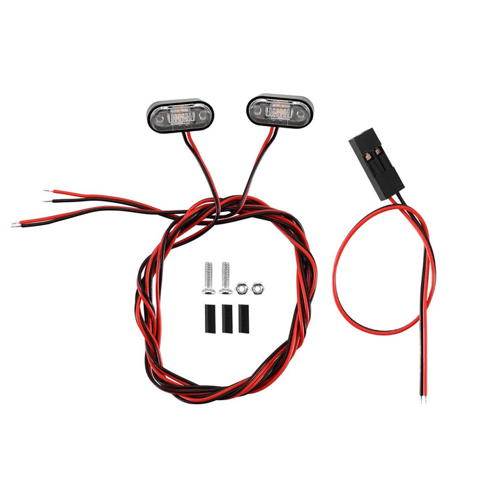 INJORA Seitenmarkierungsleuchten Warnleuchten (11x5mm 10x10mm)