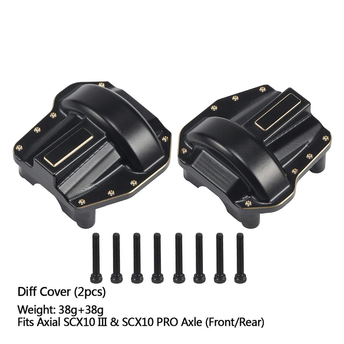 Diff Covers for Axial Capra SCX10 III AR45P 1/10
