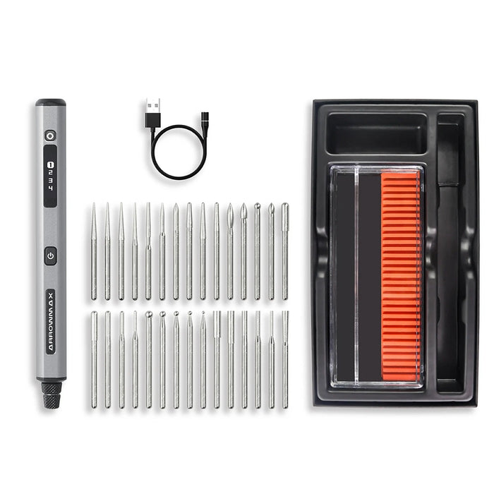 ARROWMAX SGS 30 in 1 Electric Cordless Engraving Pen Set