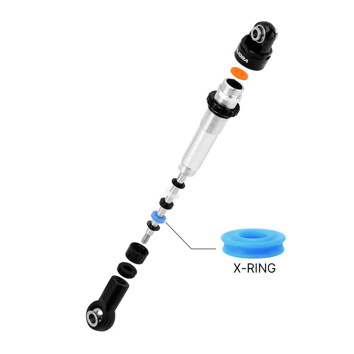 DRX Dual-Rate Spring Oil Shocks 80-120mm 1/10