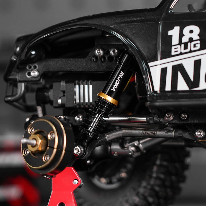 INJORA LS 59mm/55mm Oil Shocks for Traxxas TRX4M 1/18 (Alu)