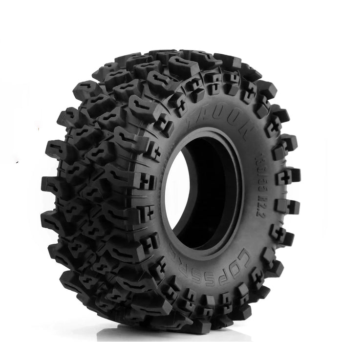 4PCS 2.2" 136x55mm 1/8 1/10 Crawler Tires (Rubber)