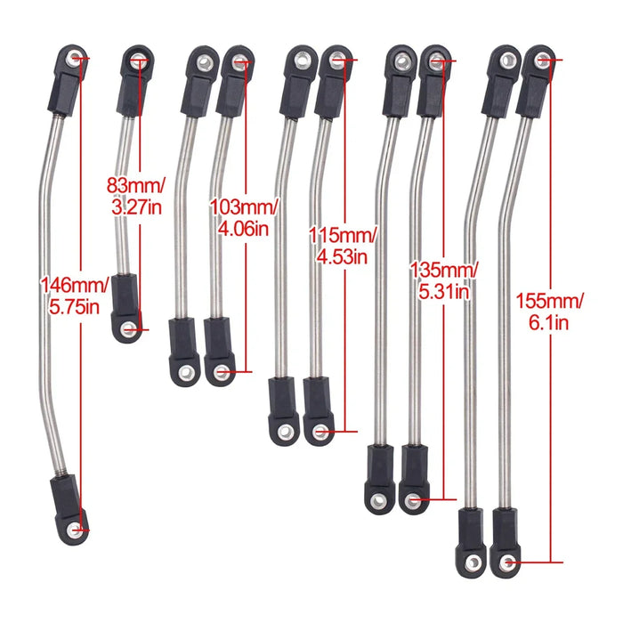 Links Set for Axial SCX10 & Capra 1/10