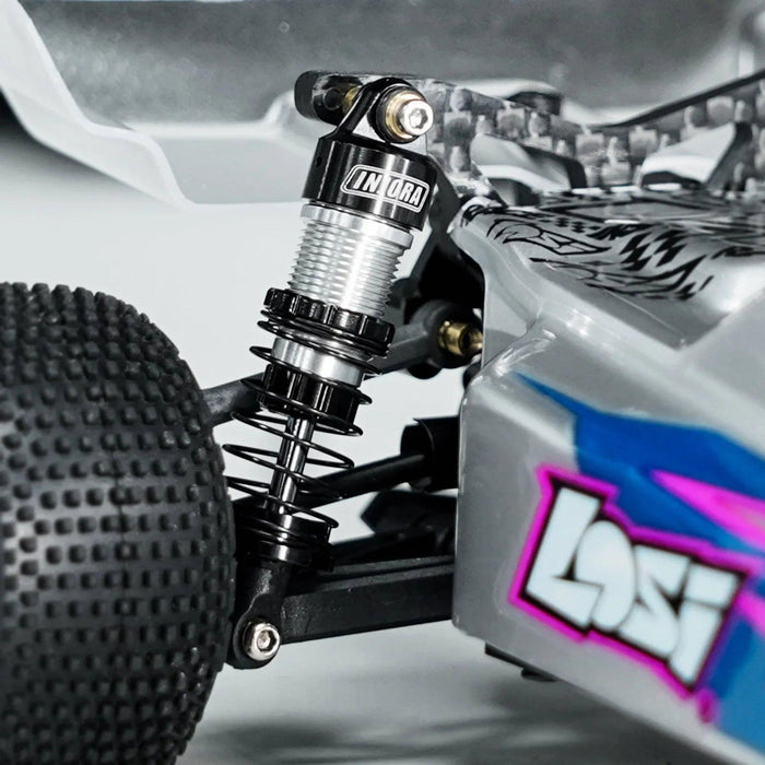 4PCS INJORA Amortisseurs à huile pour Losi Micro-B Micro-T (Aluminium)