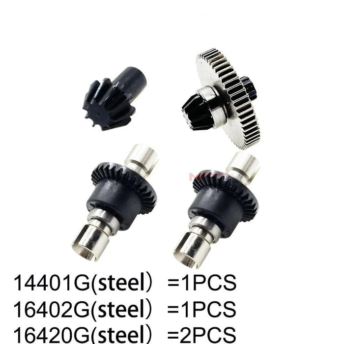 Diff Gear Assembly for MJX Hyper Go 16208 14303 14210 (Staal)