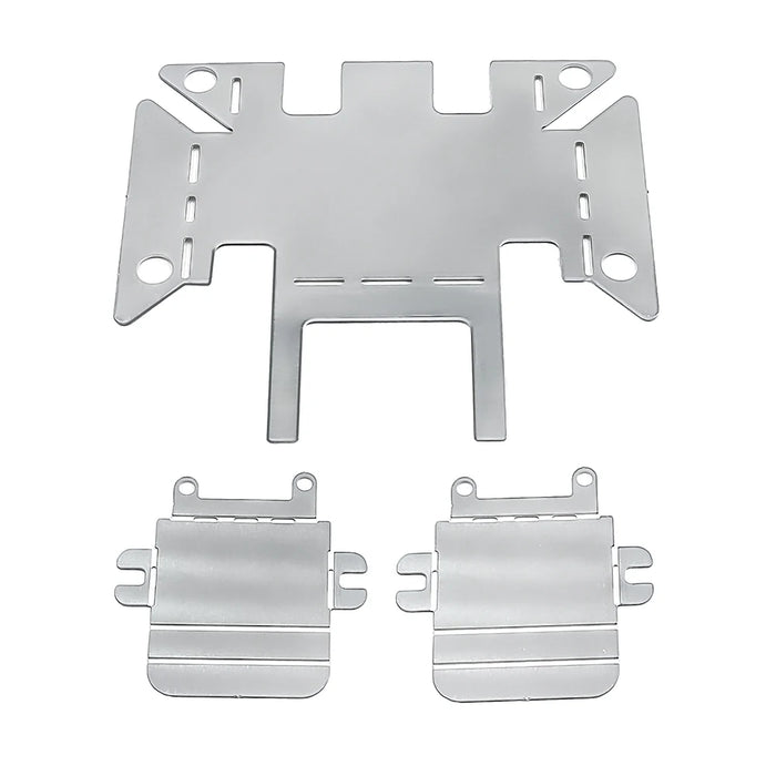 Skid Plate Set for Traxxas TRX-4M Bronco Defender 1/18 (RVS)